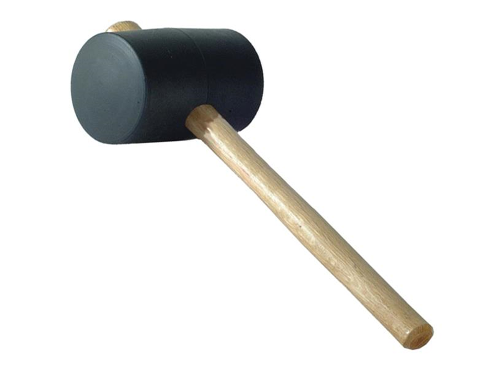 Faithfull FAIRMB214 Rubber Mallet - Black 567g (20oz) |