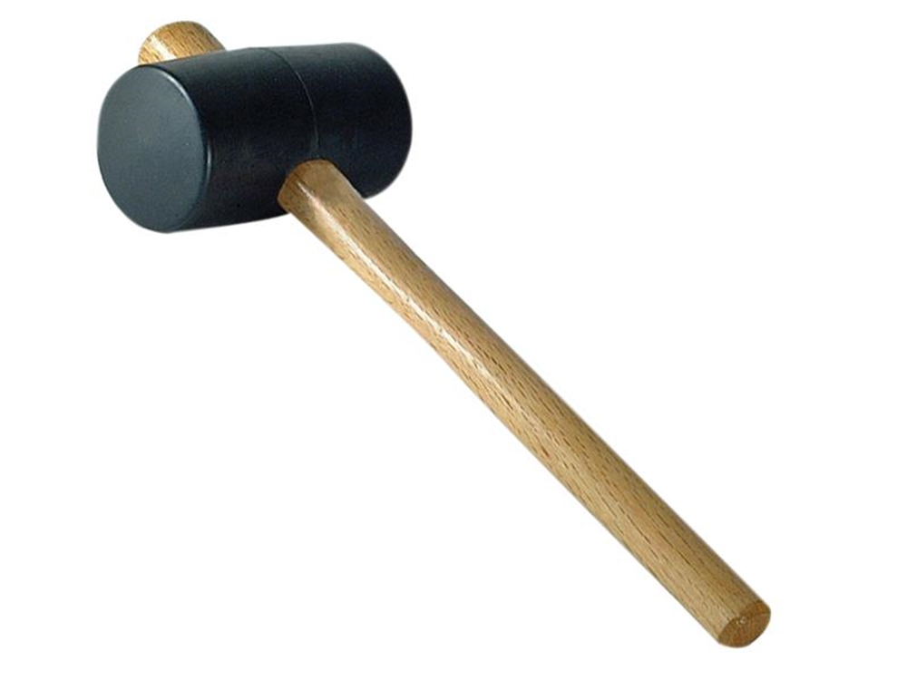 Faithfull FAIRMB3 Rubber Mallet - Black 794g (28oz) |