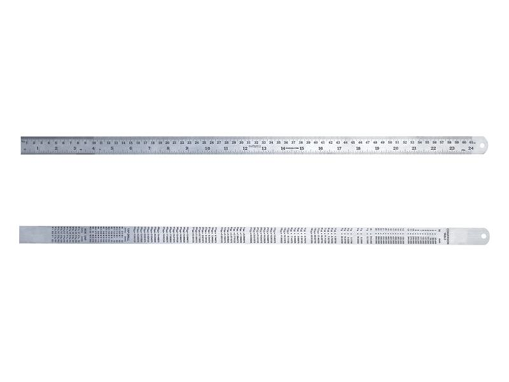 Faithfull FAIRULE600SS Steel Rule 600mm / 24in x 25mm |