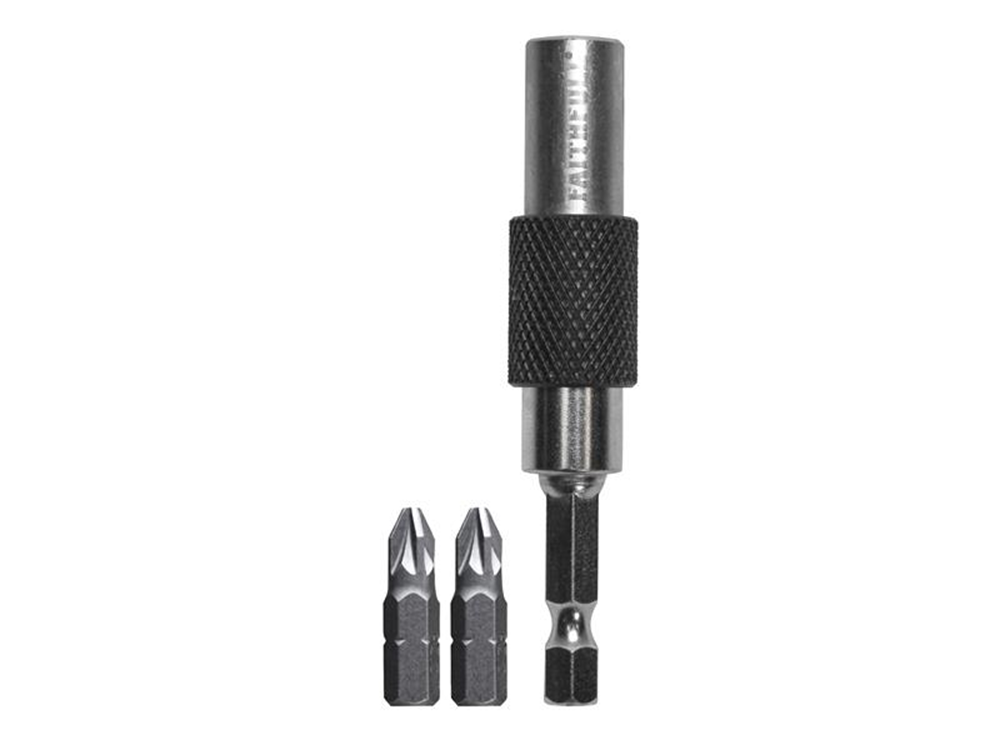 Faithfull FAISBMBH15 15┬░ Flexi Bit Holder 75mm & PZ2(x2) Bits |