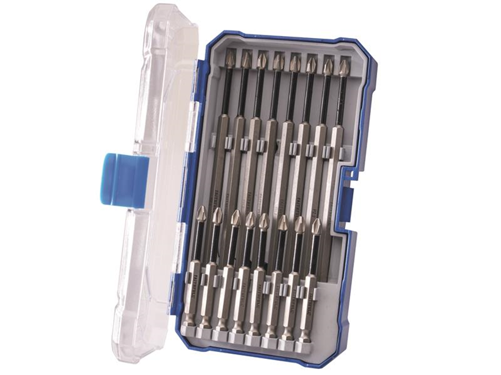 Faithfull FAISBSET16I Long Impact Bit Set in Case, 16 Piece FAISBSET16I |