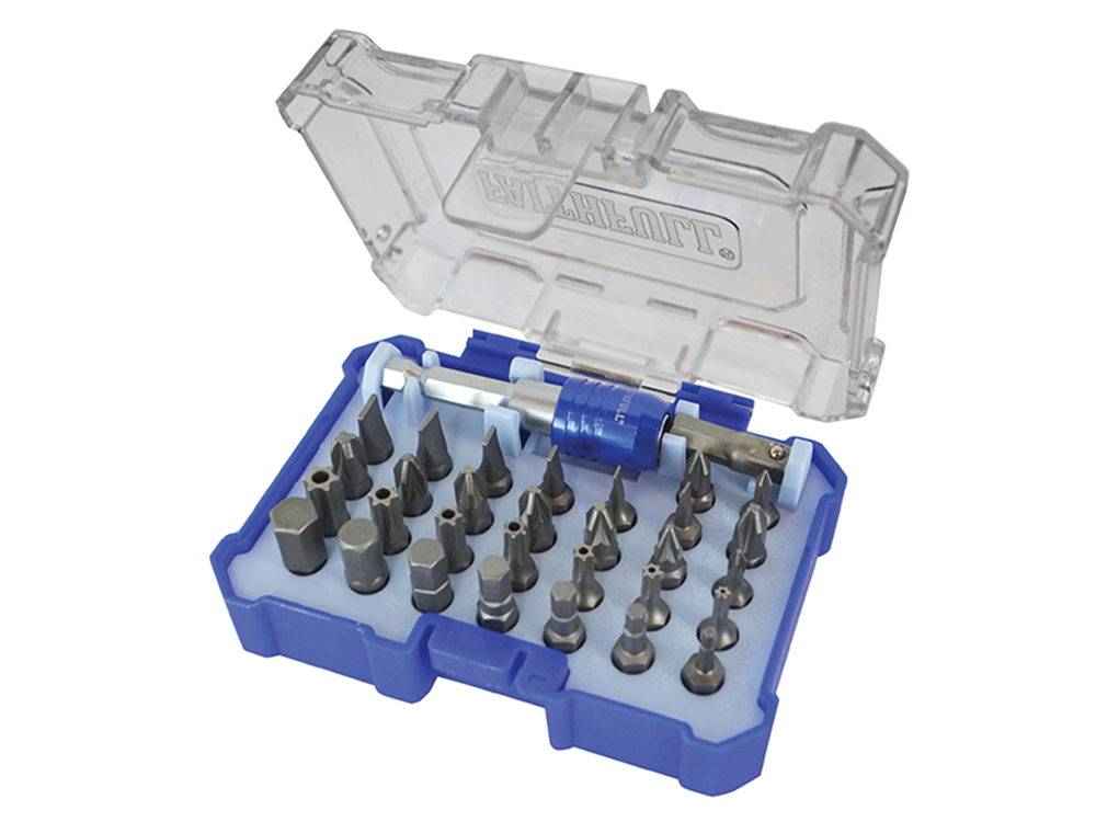 Faithfull FAISBSET32S2 Screwdriver Bit Set, 32 Piece |