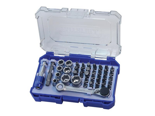 Faithfull FAISBSET42 Screwdriver Bit & Socket Set, 42 Piece |
