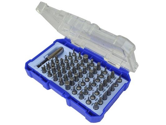 Faithfull FAISBSET61 Screwdriver Bit Set, 61 Piece |