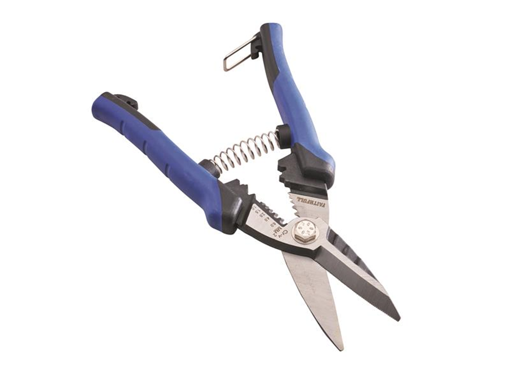 Faithfull FAISCHDMF8 Heavy-Duty Multi-Function Snips FAISCHDMF8 |