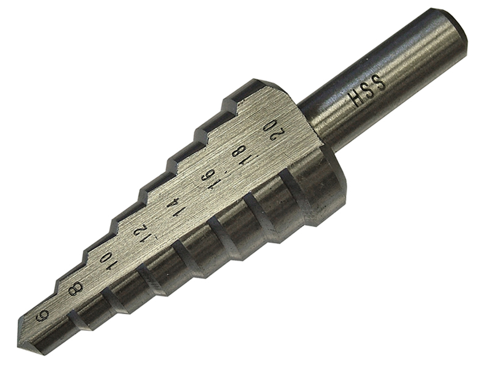 Faithfull FAISD620 HSS Step Drill Bit 6-20mm |