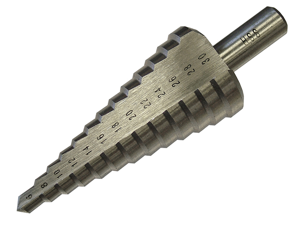 Faithfull FAISD630 HSS Step Drill Bit 6-30mm |