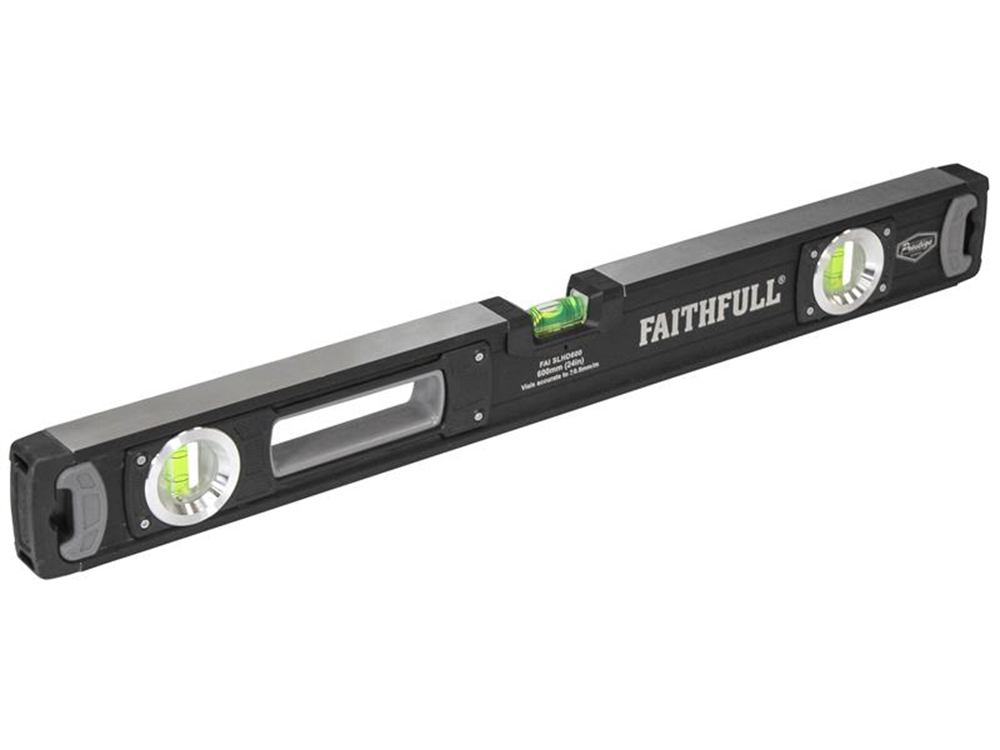 Faithfull FAISLHD600 Prestige Professional Heavy-Duty Spirit Level 60cm |