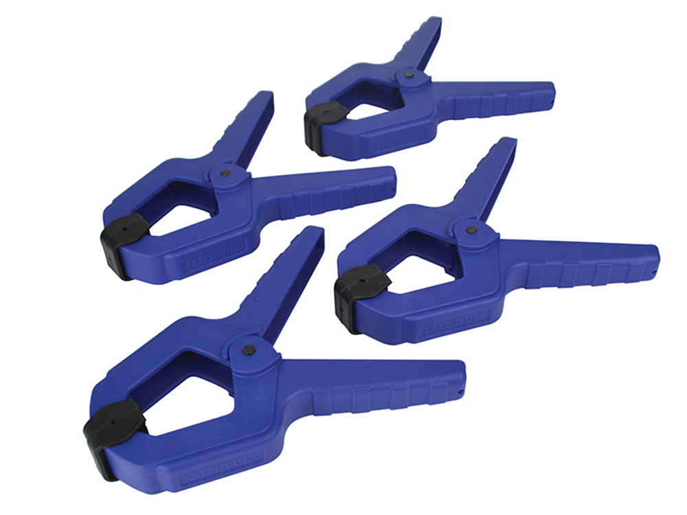 Faithfull FAISPCL2 Spring Clamp 50mm (2in) (Pack 4) |