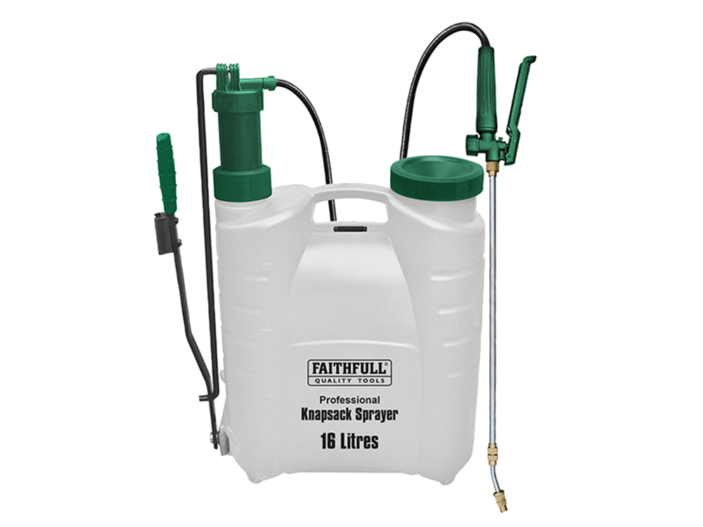 Faithfull FAISPRAY16HD Professional Knapsack Sprayer with Viton┬« Seals 16 litre |