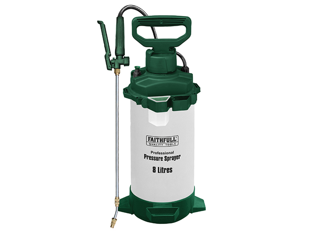 Faithfull FAISPRAY8HD Professional Sprayer with Viton┬« Seals 8 litre |