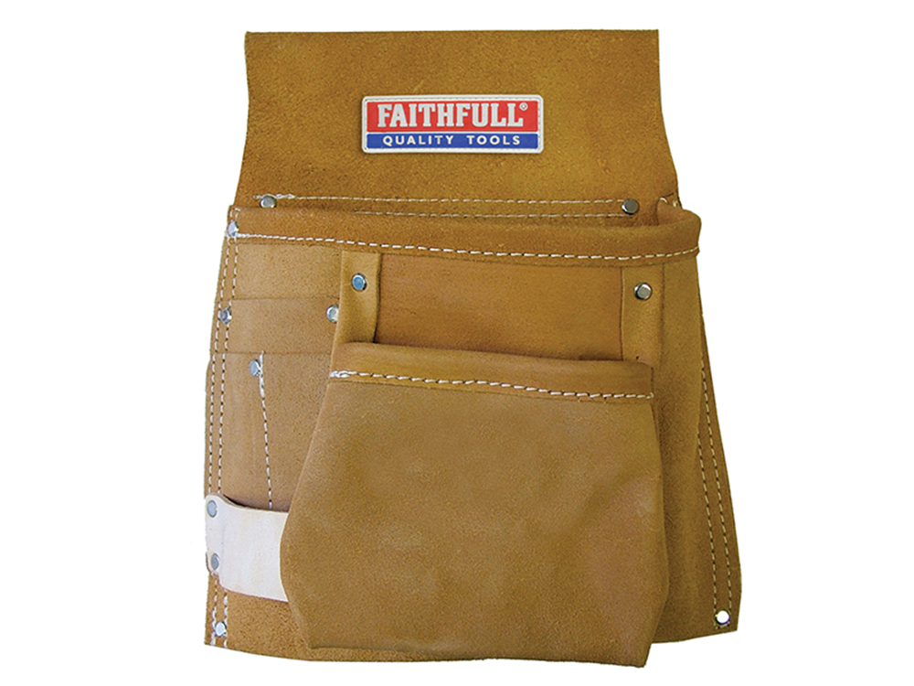Faithfull FAISTNP2 Single Tool & Nail Pouch |