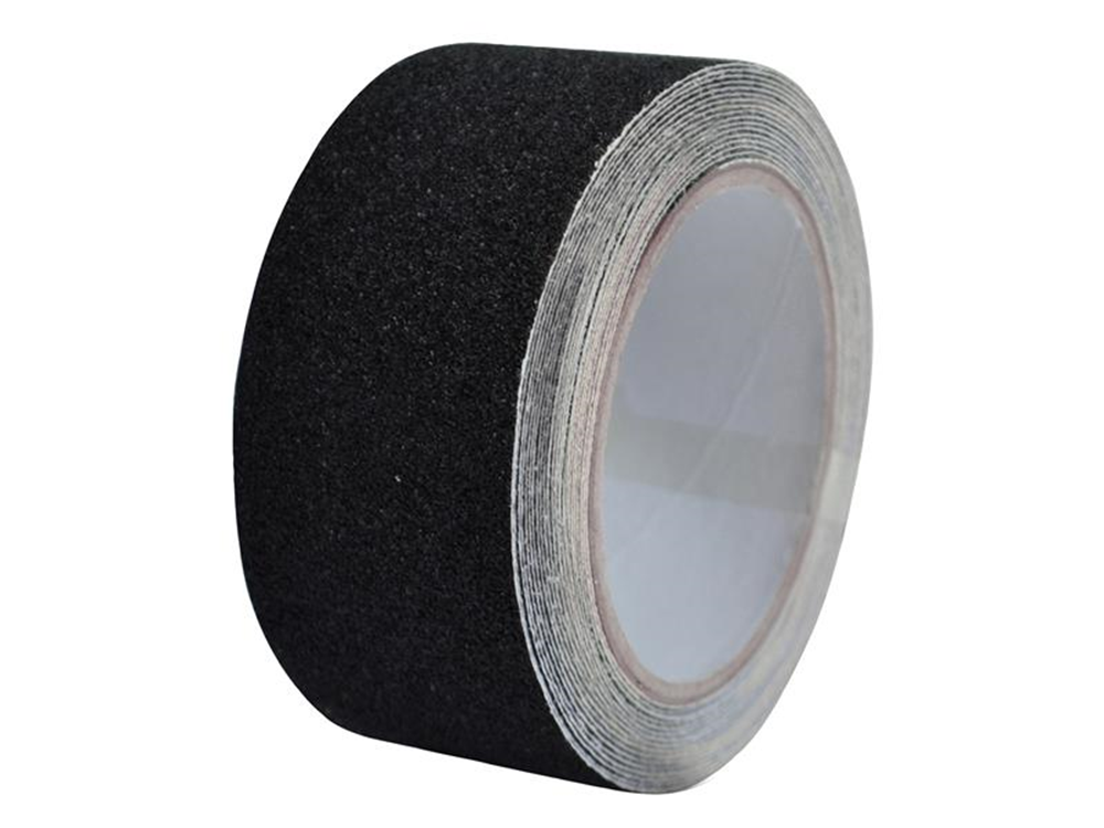 Faithfull FAITAPESTB5 Anti-Slip Tape Black 50mm x 5m |   Black