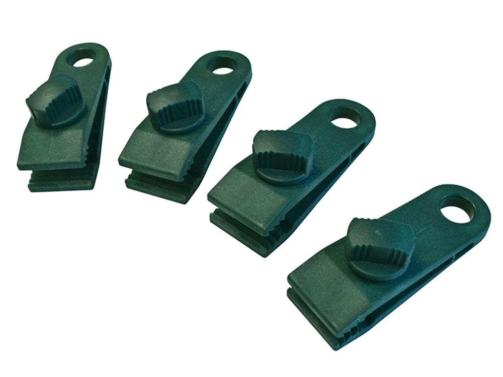 Faithfull FAITARPCLIPS Tarpaulin Clips - Set of 4 |