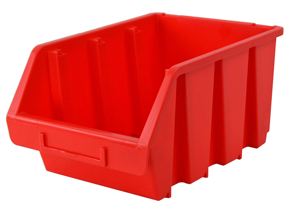 Faithfull FAITBBIN4 Interlocking Storage Bin Size 4 Red 209 x 340 x 155mm |