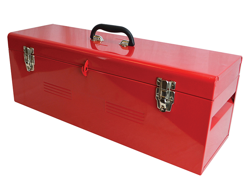 Faithfull FAITBHDC26N Metal Heavy-Duty Toolbox & Tote Tray 26in |