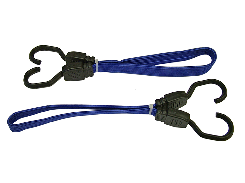 Faithfull FAITDBUNG18 Flat Bungee Flat Cord 46cm (18in) Blue 2 Piece |