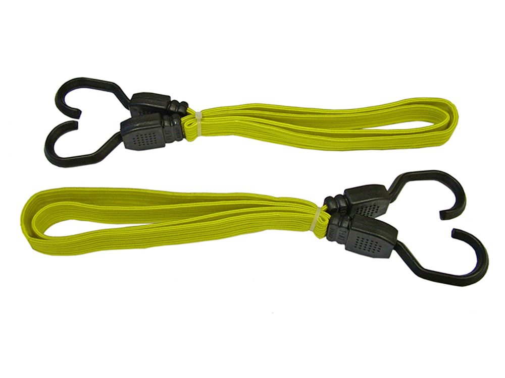 Faithfull FAITDBUNG36 Flat Bungee Cord 90cm (36in) Yellow 2 Piece |