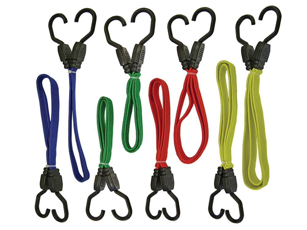 Faithfull FAITDBUNG8 Flat Bungee Cord Set 8 Piece |