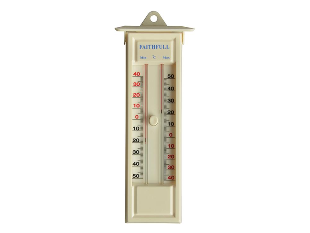 Faithfull FAITHMMBUTMF Thermometer Press Button Max-Min |