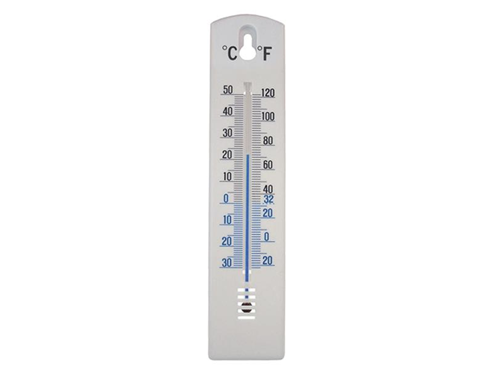 Faithfull FAITHPLASTIC Wall Thermometer - Plastic 200mm |