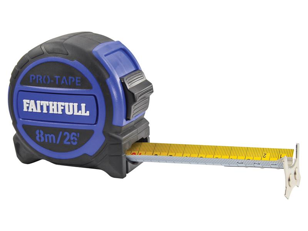 Faithfull FAITM832MI Pro Tape Measure 8m/26ft (Width 32mm) |