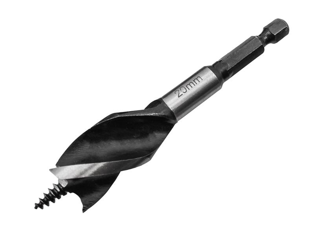 Faithfull FAITPAS20 Tri-Point Speed Auger Bit 20 Stubby FAITPAS20 |