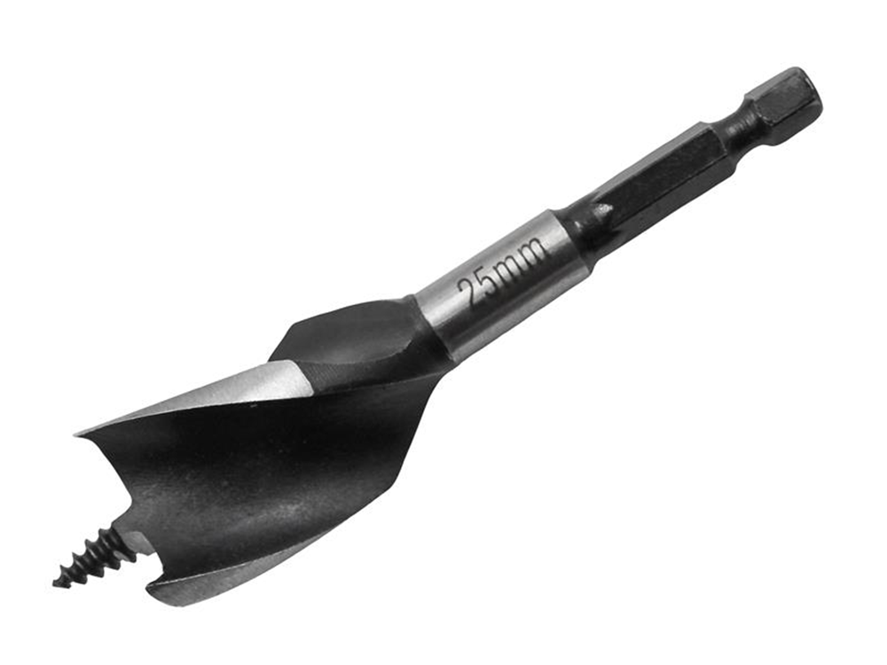 Faithfull FAITPAS25 Tri-Point Speed Auger Bit 25 Stubby FAITPAS25 |