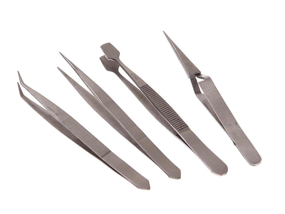 Faithfull FAITWSET4 Tweezer Set, 4 Piece |