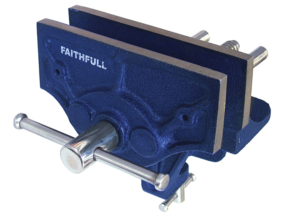 Faithfull FAIV34 Woodcraft Vice 150mm (6in) - Clamp Mount |
