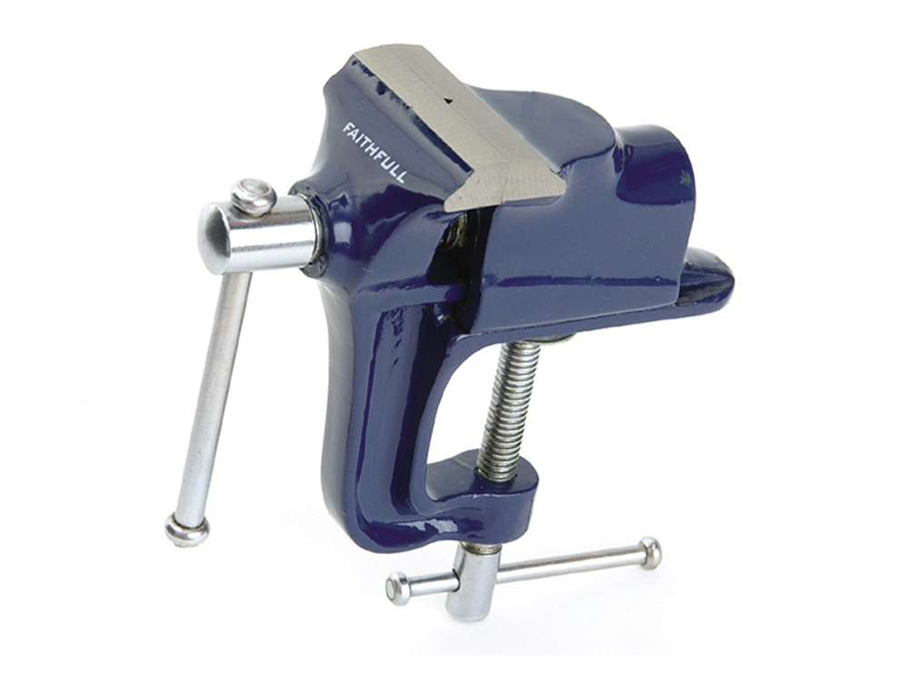Faithfull FAIV60 Hobby Vice 60mm (2.1/2in) with Integrated Clamp |
