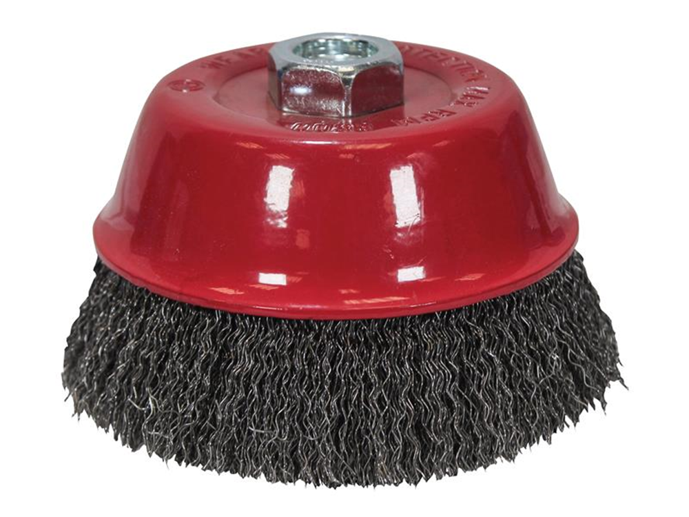 Faithfull FAIWBC100 Wire Cup Brush 100mm x M14 x 2 0.30mm |