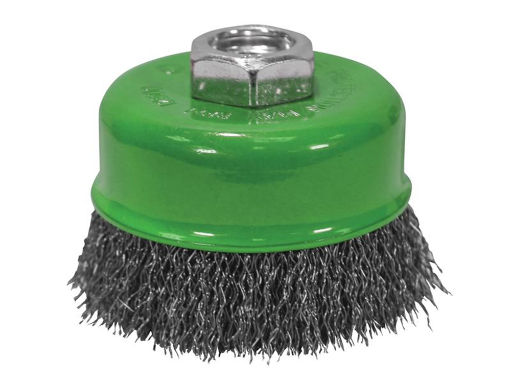 Faithfull FAIWBC80S Wire Cup Brush 80mm x M14 x 2 Stainless Steel 0.30mm |