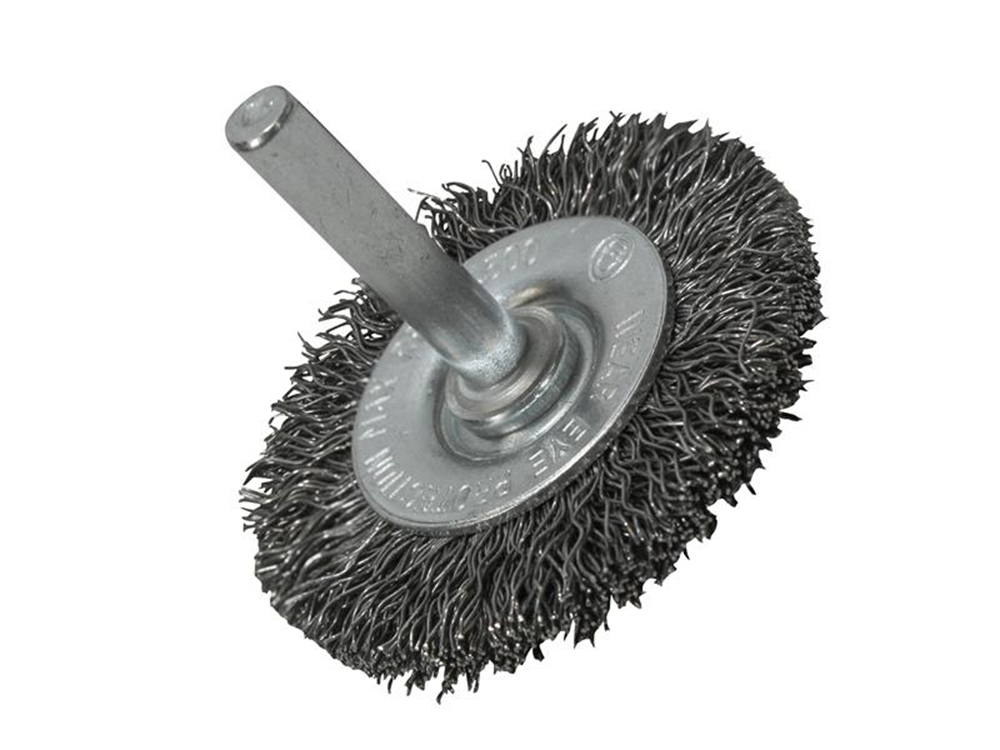 Faithfull FAIWBS50C Wire Brush 50mm x 6mm Shank 0.30mm |