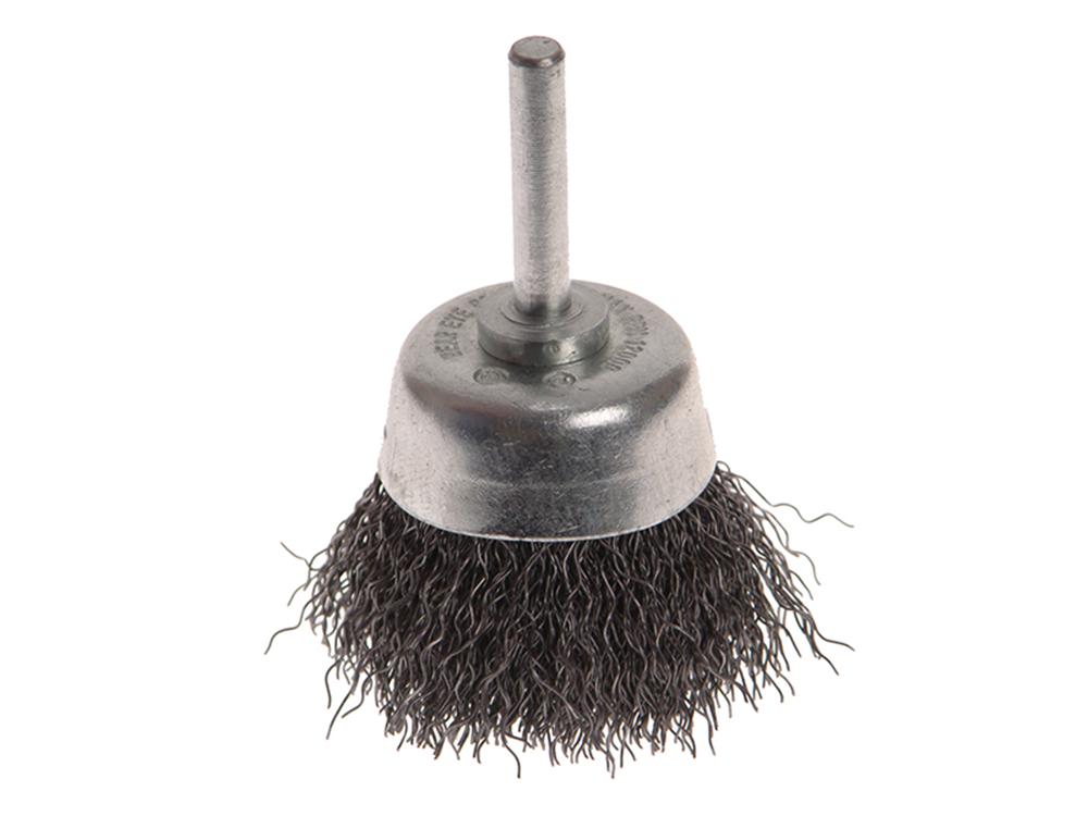 Faithfull FAIWBSI50 Wire Brush Shaft Mounted 50mm x 20mm 0.30mm |