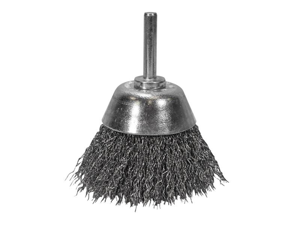 Faithfull FAIWBSI70 Wire Brush Shaft Mounted 70mm x 25mm 0.30mm |