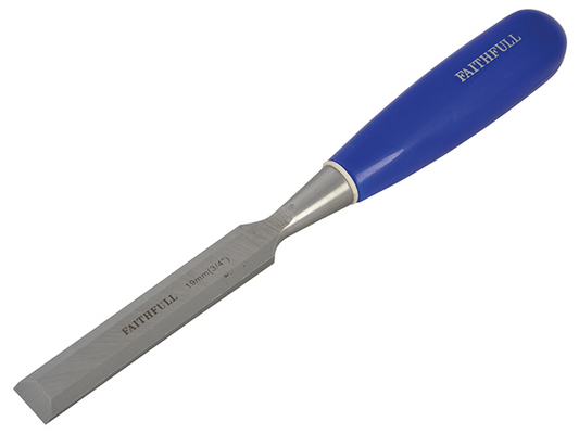 Faithfull FAIWCB34 Bevel Edge Chisel Blue Grip 19mm (3/4in) |