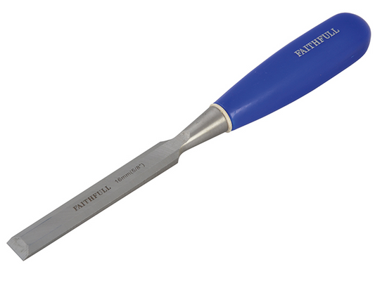 Faithfull FAIWCB58 Bevel Edge Chisel Blue Grip 16mm (5/8in) |