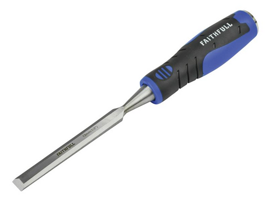 Faithfull FAIWCSG12 Soft Grip Bevel Edge Chisel 12.7mm (1/2in) |