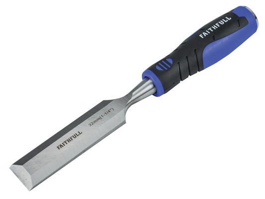 Faithfull FAIWCSG32 Soft Grip Bevel Edge Chisel 32mm (1.1/4in) |
