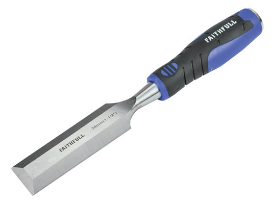 Faithfull FAIWCSG38 Soft Grip Bevel Edge Chisel 38mm (1.1/2in) |