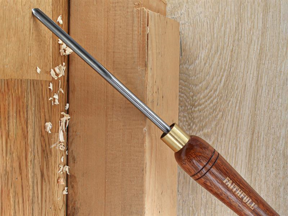 Faithfull FAIWCTROU8 HSS Turning Chisel 8mm Spindle Gouge |