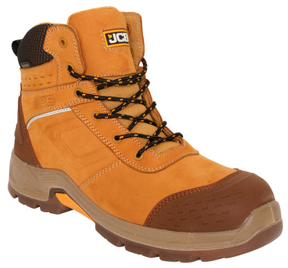 JCB WORKWEAR FASTRAC BOOTS HONEY 10