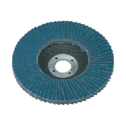 SEALEY - FD10060 Flap Disc Zirconium �100mm �16mm Bore 60Grit