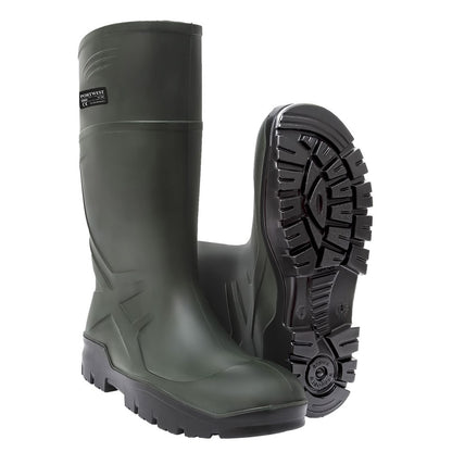 Portwest FD90GNR40 -  sz 40 PU Non Safety Wellington O4 CI FO - Green