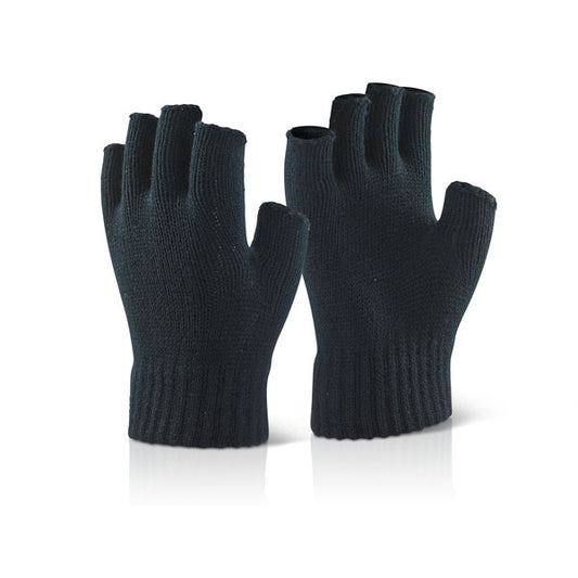 Click - FINGERLESS MITTS - Black