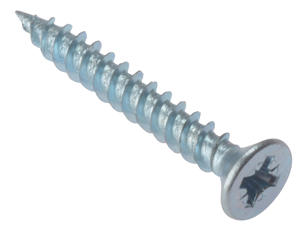 ForgeFix FORCSK1127Z General Purpose Pozi Compatible Screw CSK TT ZP 1.1/2in x 7 Box 200 |