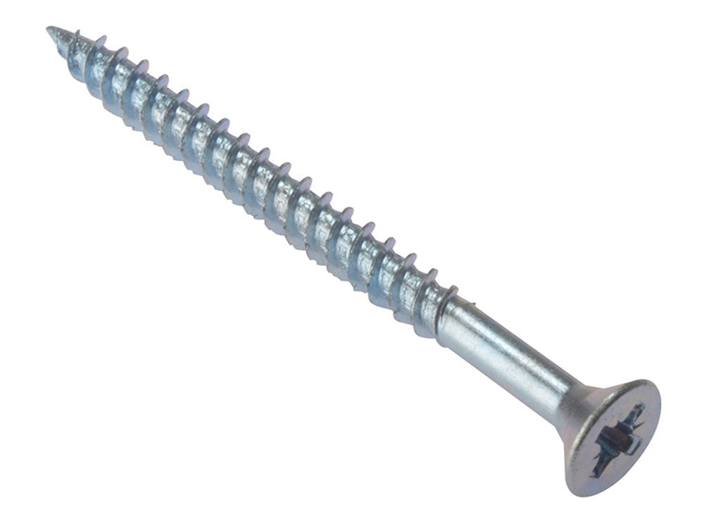 ForgeFix FORCSK588Z General Purpose Pozi Compatible Screw CSK TT ZP 5/8in x 8 Box 200 |