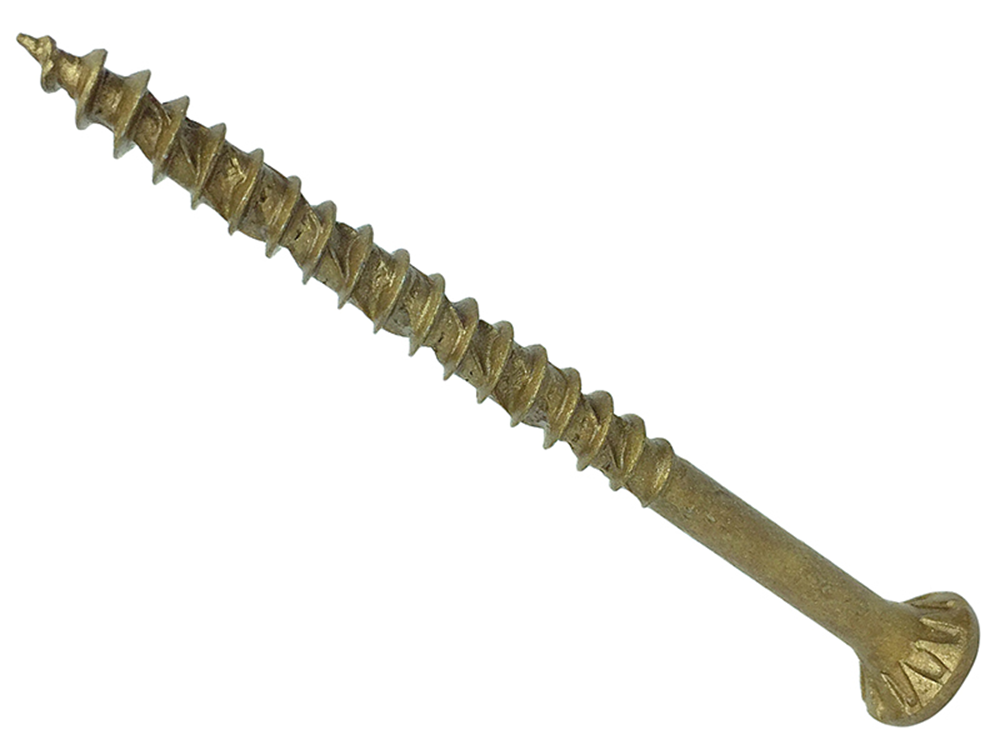 ForgeFix FORDS4575TT ForgeFast TORX┬« Compatible Decking Screws CSK Tan 4.5x75 T25 Tub 400 |