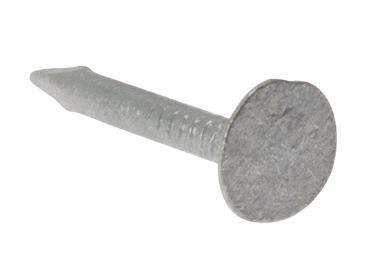 ForgeFix FORELH25GB21 Clout Nail Extra Large Head Galvanised 25mm (2.5kg Bag) |